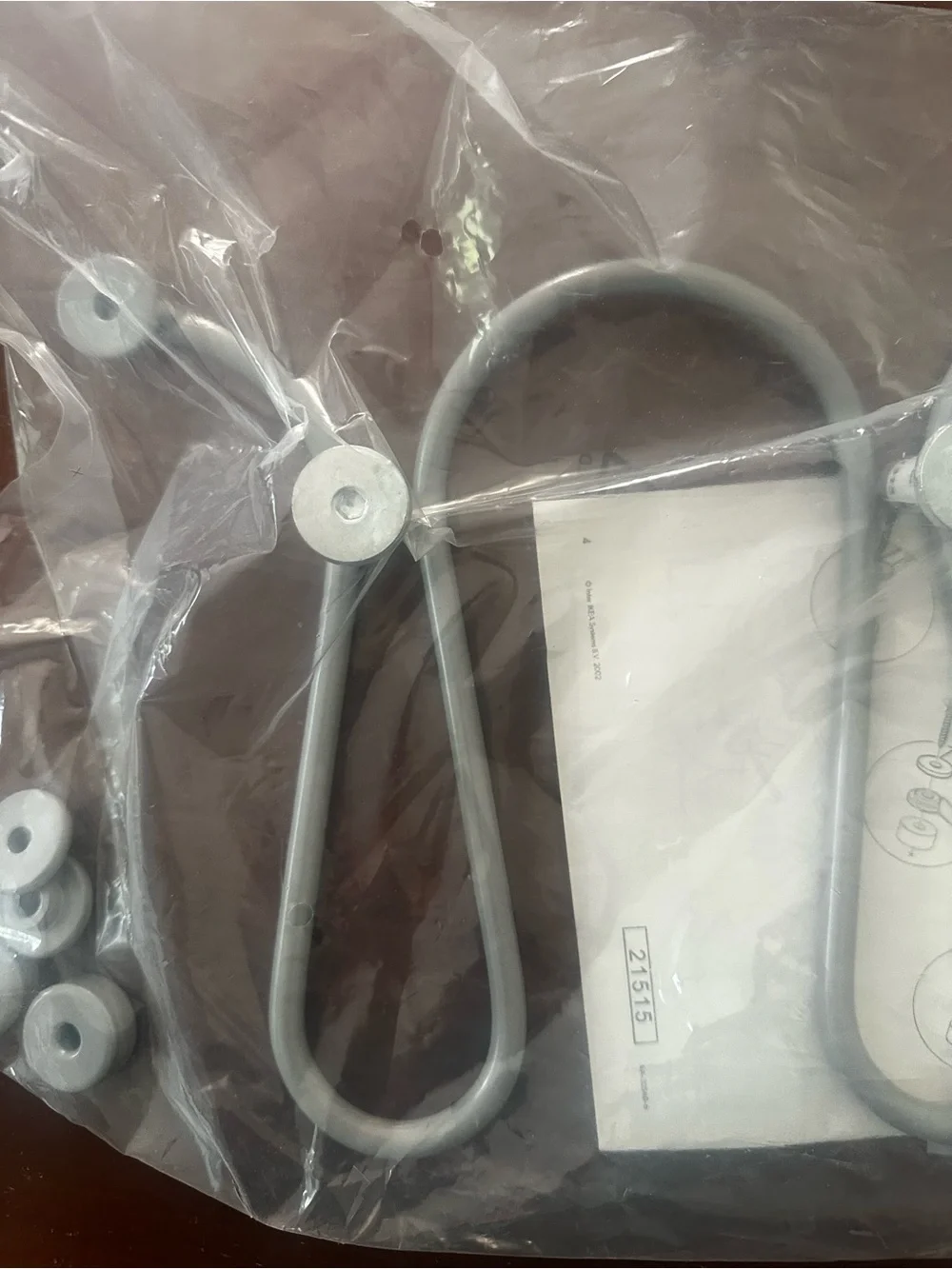 IKEA LOGGA Silver Wall Hook Rack